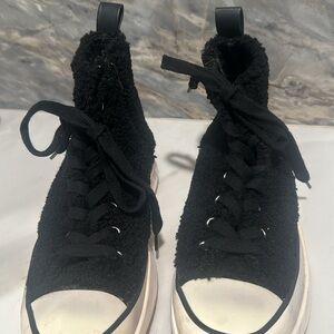 Sherpa Black High-Top Sneakers Steve Madden